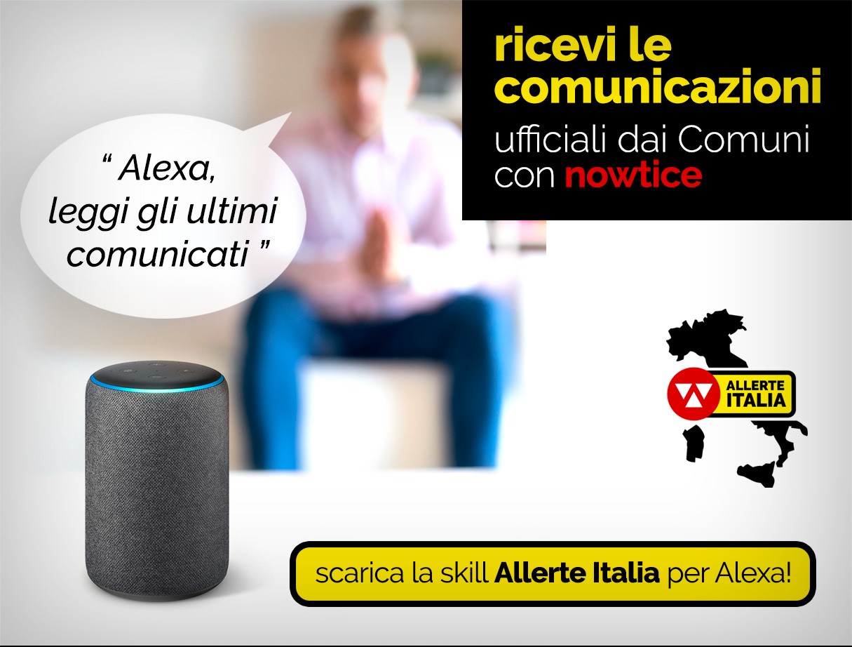 Allerte Italia, la nuova skill Alexa per ricevere gli avvisi di sicurezza ufficiali