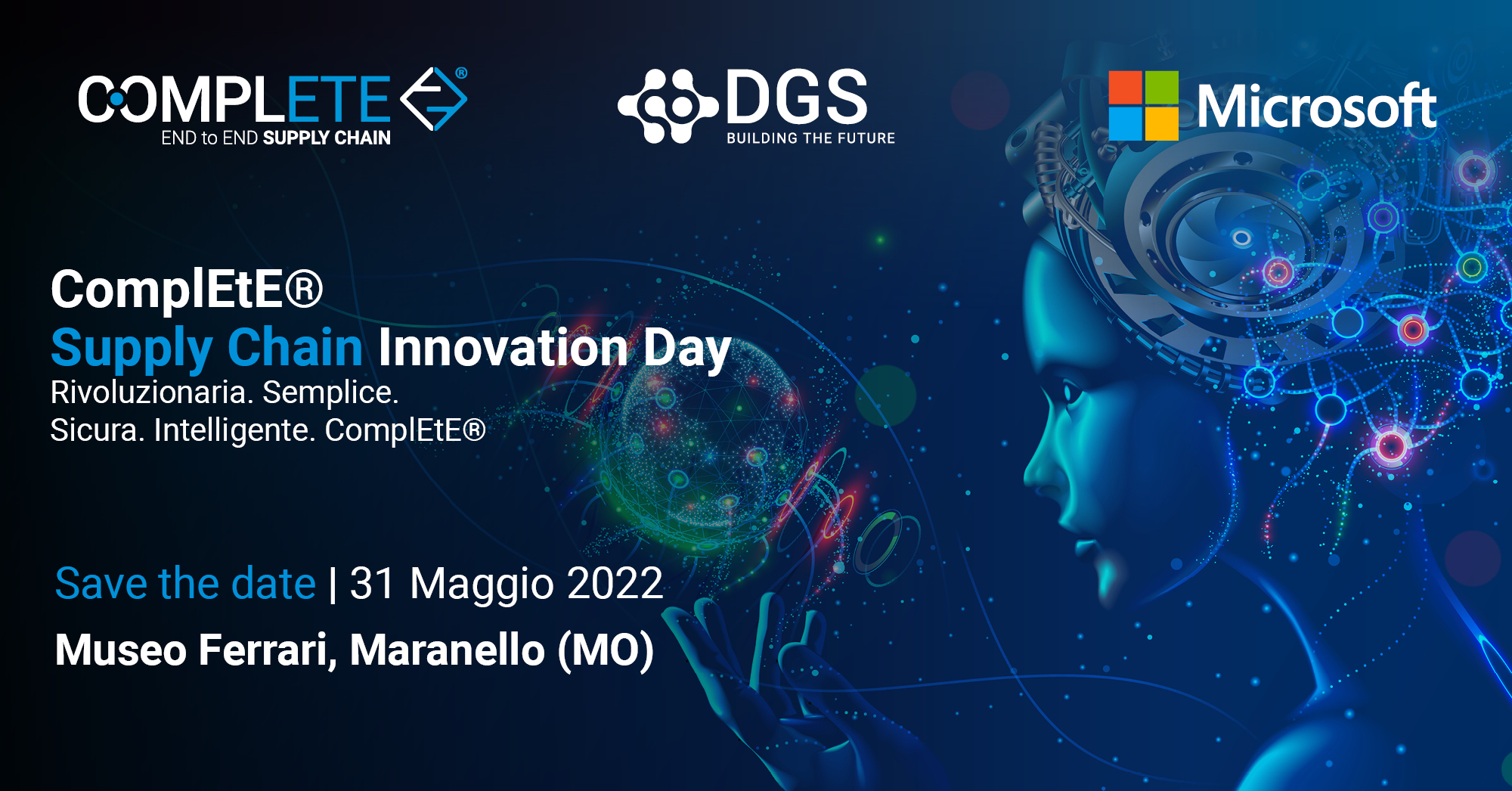 DGS annuncia il ComplEtE® Supply Chain Innovation Day