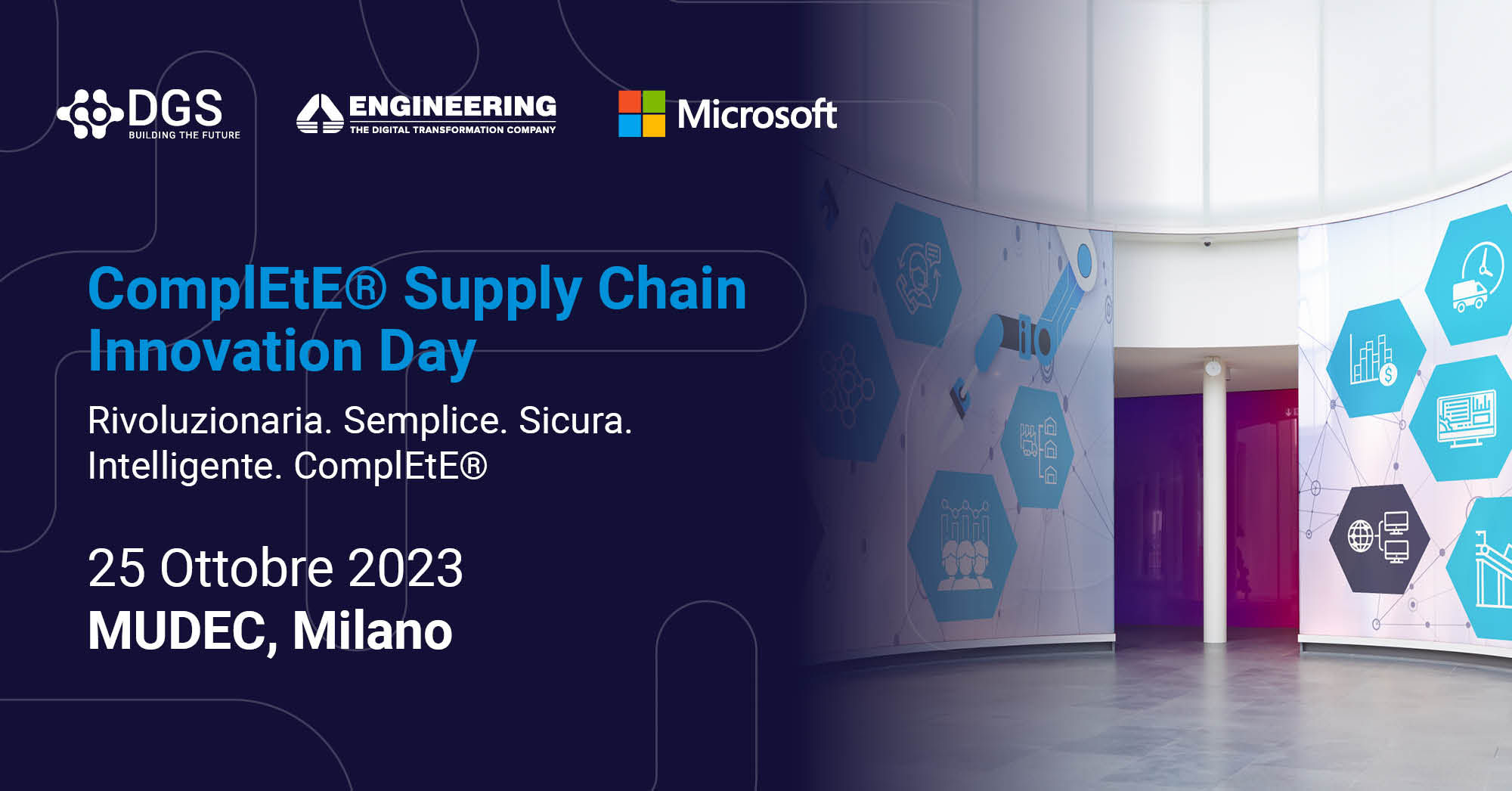 Torna il ComplEtE® Supply Chain Innovation Day: Innovazione, tecnologia e rivoluzione digitale al MUDEC di Milano