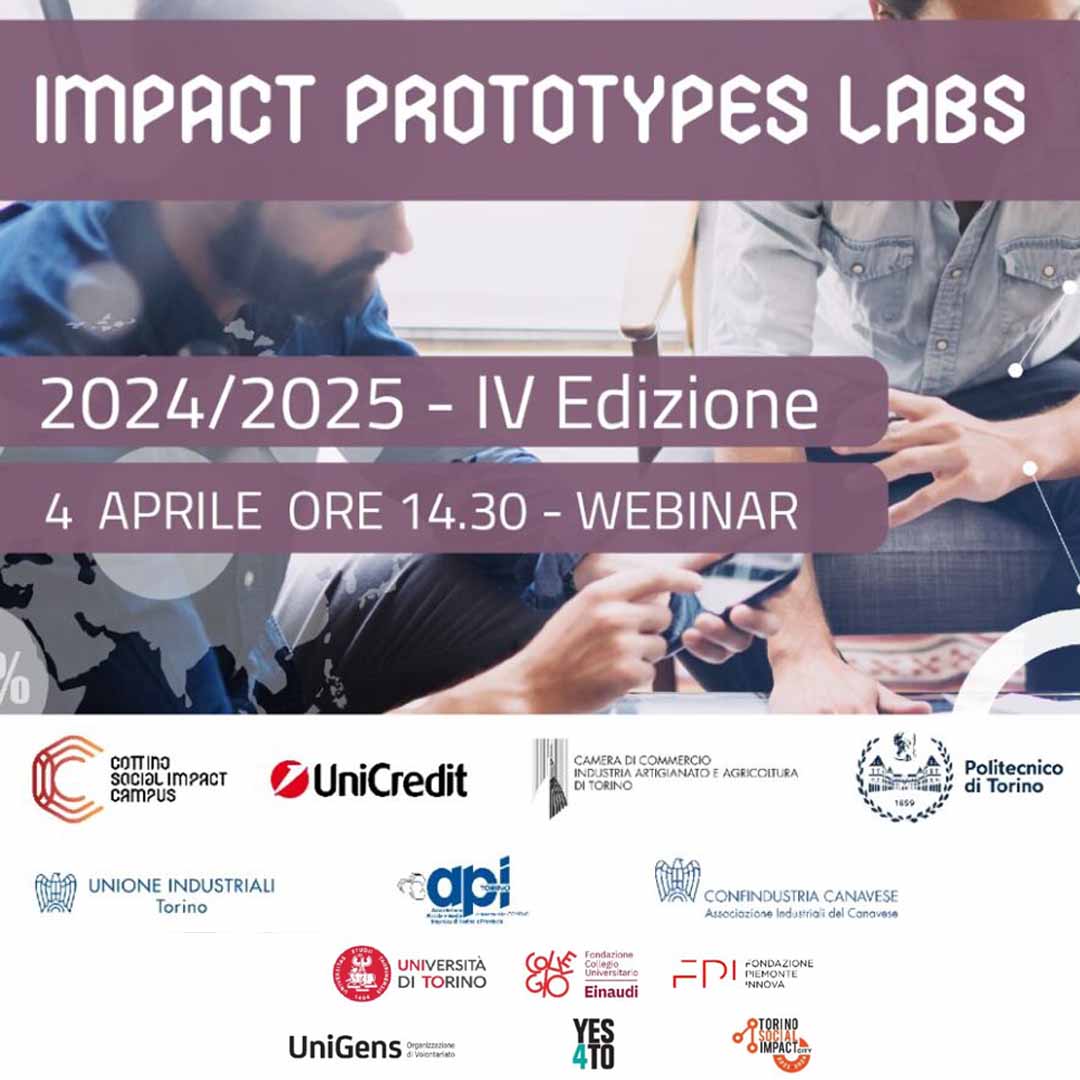 Impact Prototypes Labs: IV edizione – Infoday giovedì 4 aprile